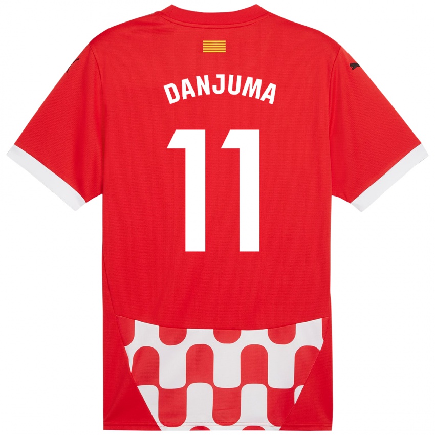 Heren Arnaut Danjuma #11 Rood Wit Thuisshirt Thuistenue 2024/25 T-Shirt