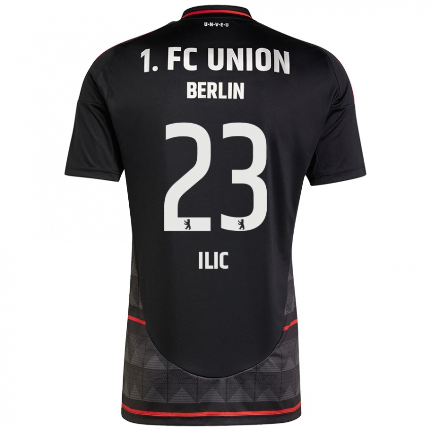 Heren Andrej Ilic #23 Zwart Uitshirt Uittenue 2024/25 T-Shirt