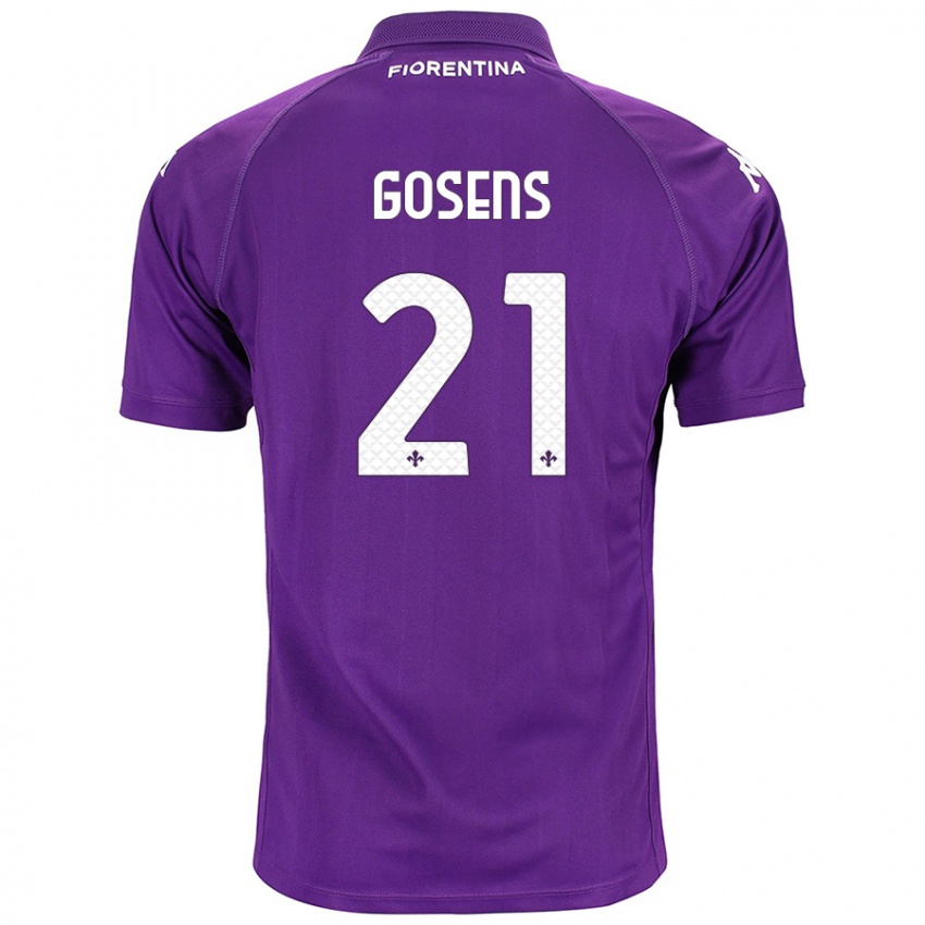 Heren Robin Gosens #21 Paars Thuisshirt Thuistenue 2024/25 T-Shirt