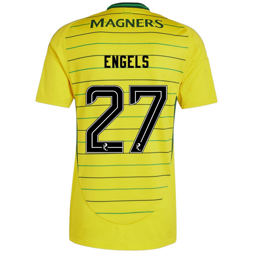 Dames Arne Engels #27 Geel Uitshirt Uittenue 2024/25 T-Shirt