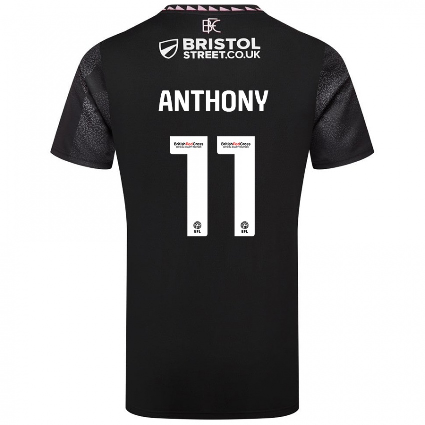 Dames Jaidon Anthony #11 Zwart Uitshirt Uittenue 2024/25 T-Shirt