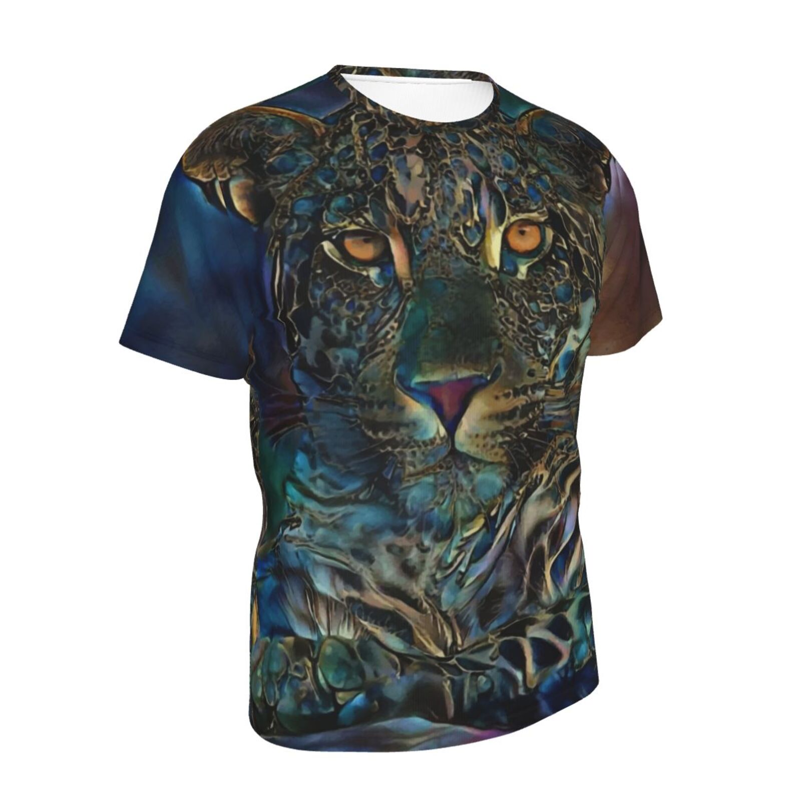 Laria Leopard Mix Mdeia-elementen Klassiek T-shirt