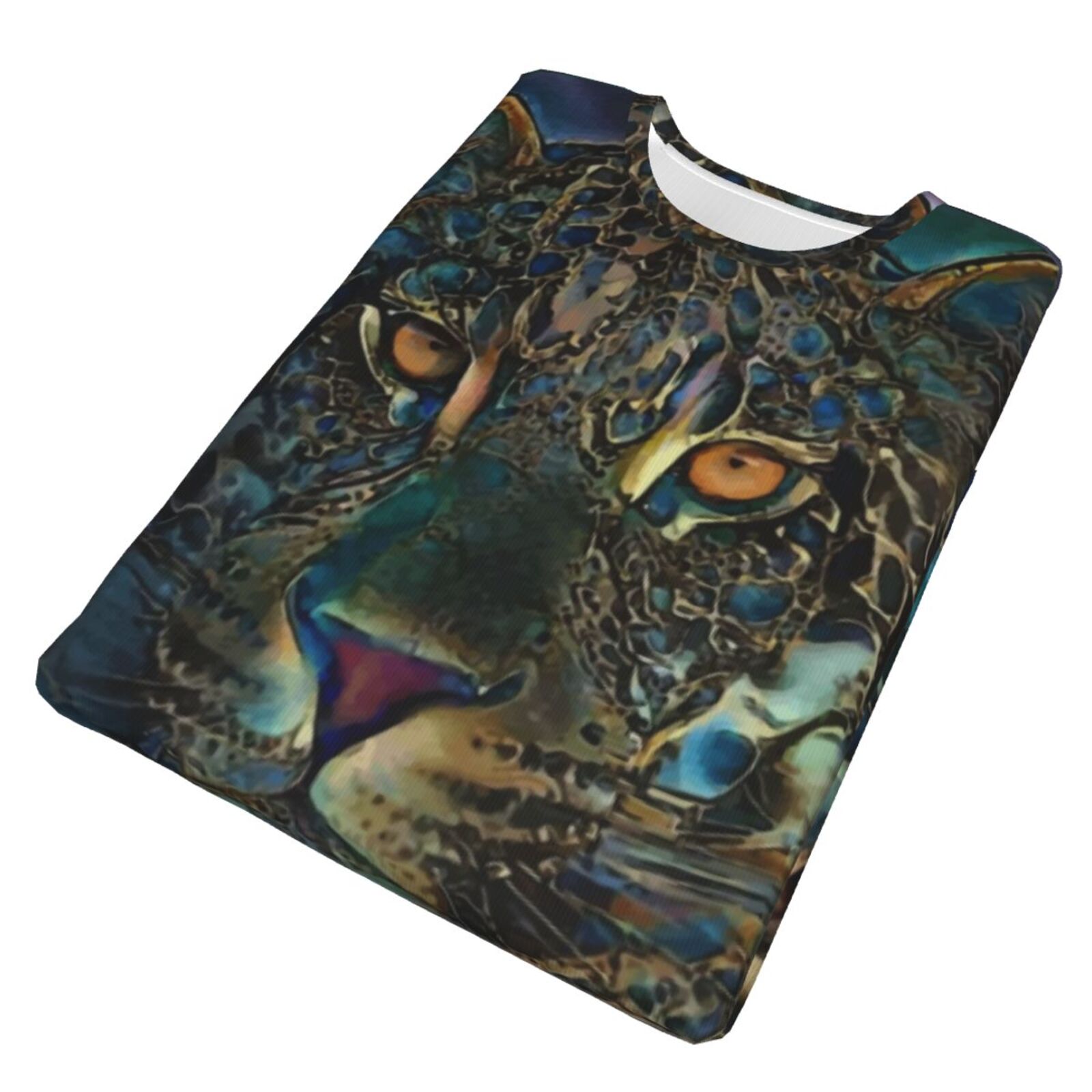 Laria Leopard Mix Mdeia-elementen Klassiek T-shirt