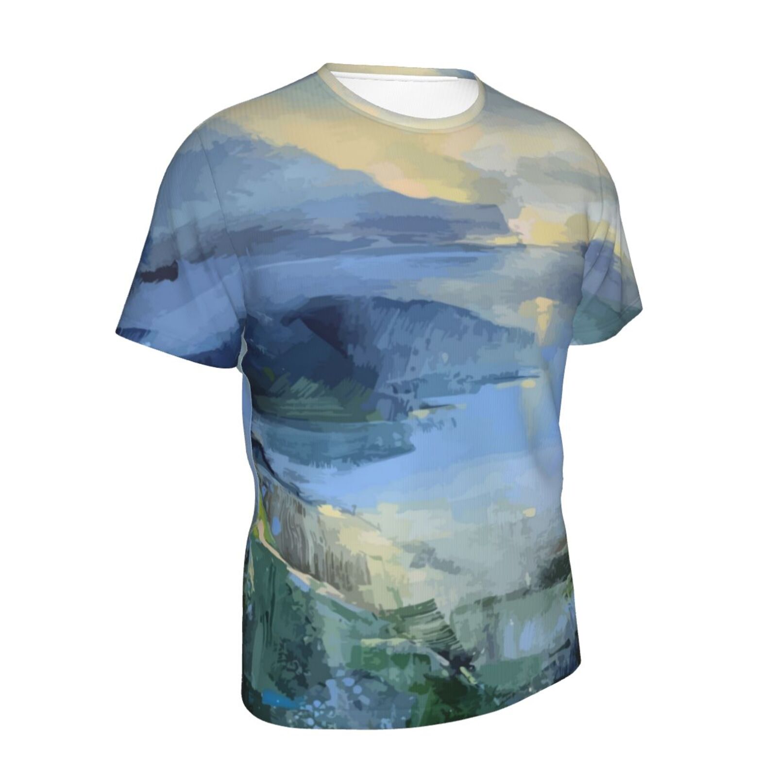 Calm Sea Schilderen Elementen Klassiek T-shirt