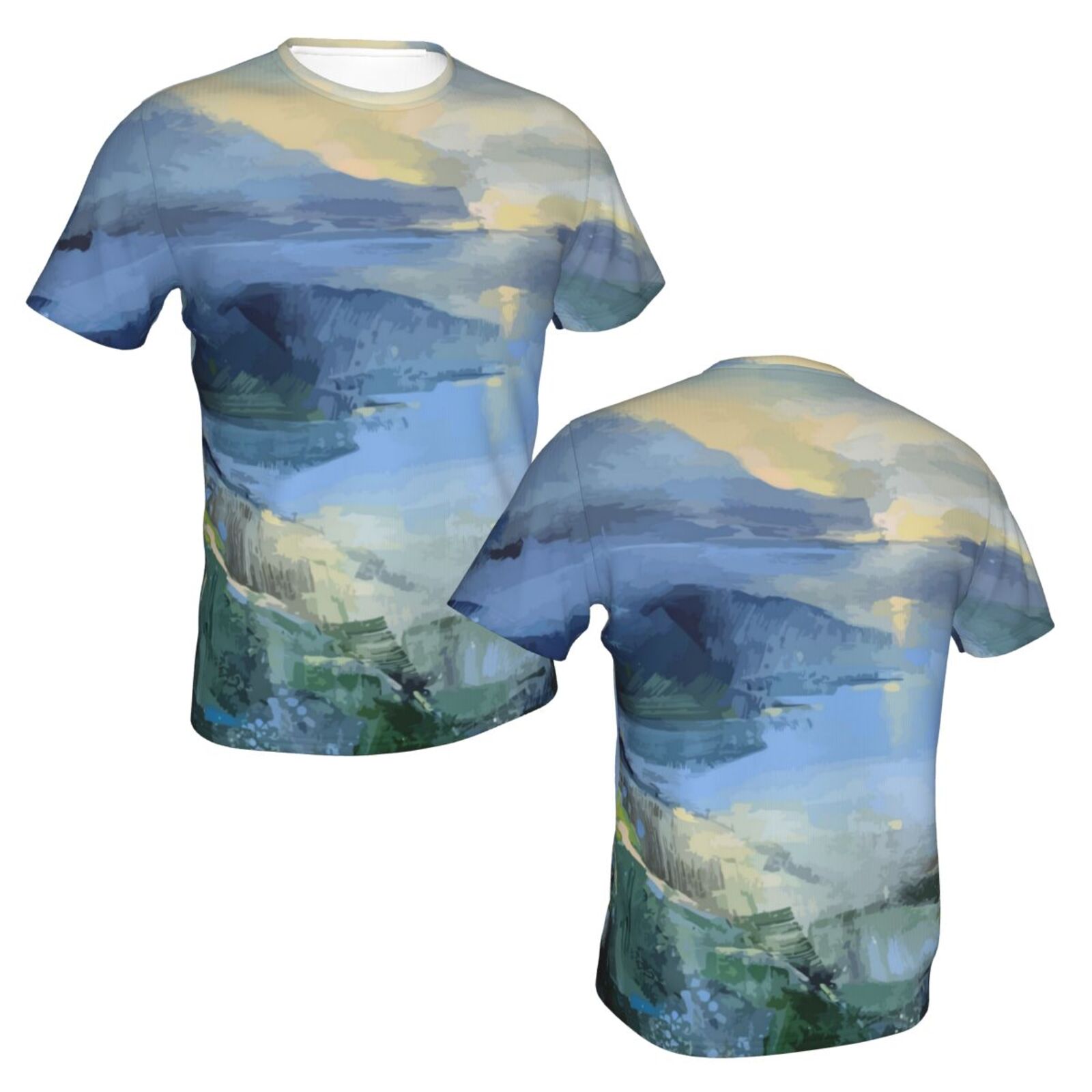 Calm Sea Schilderen Elementen Klassiek T-shirt