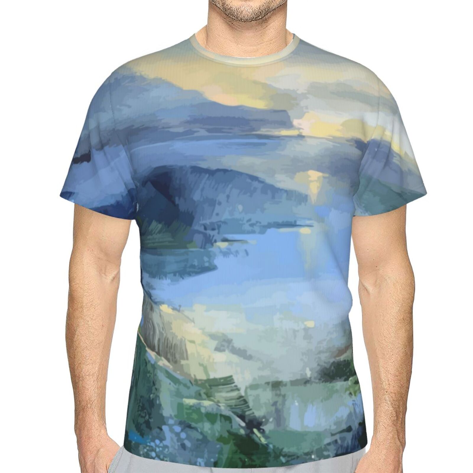 Calm Sea Schilderen Elementen Klassiek T-shirt