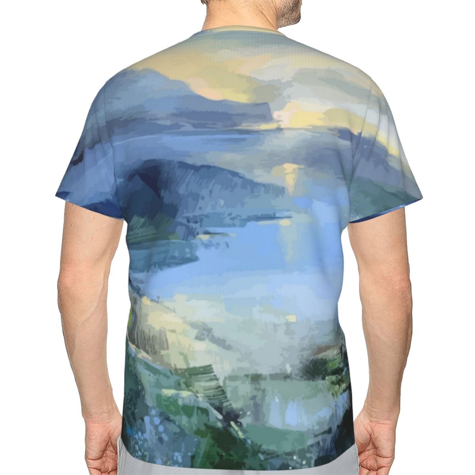 Calm Sea Schilderen Elementen Klassiek T-shirt