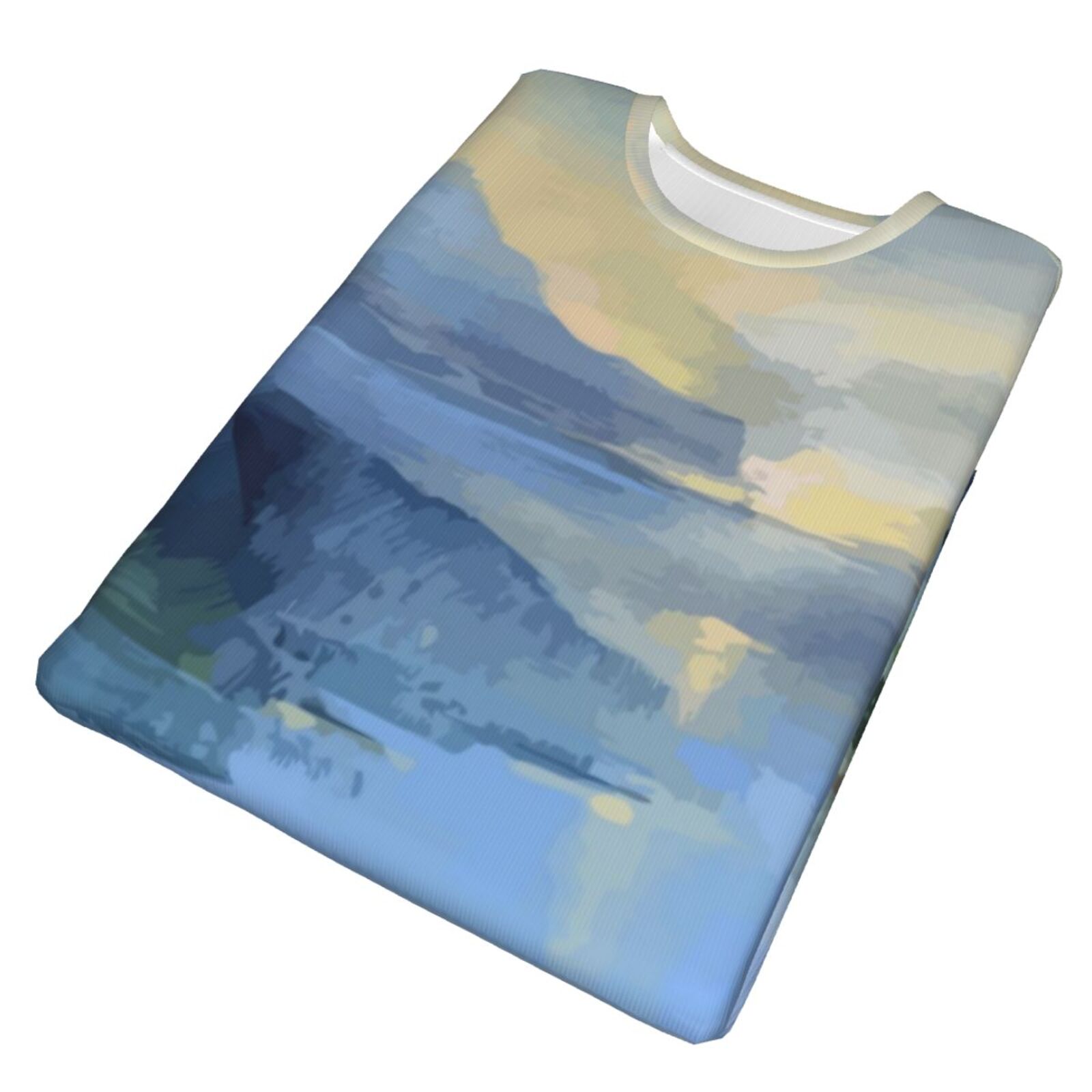 Calm Sea Schilderen Elementen Klassiek T-shirt