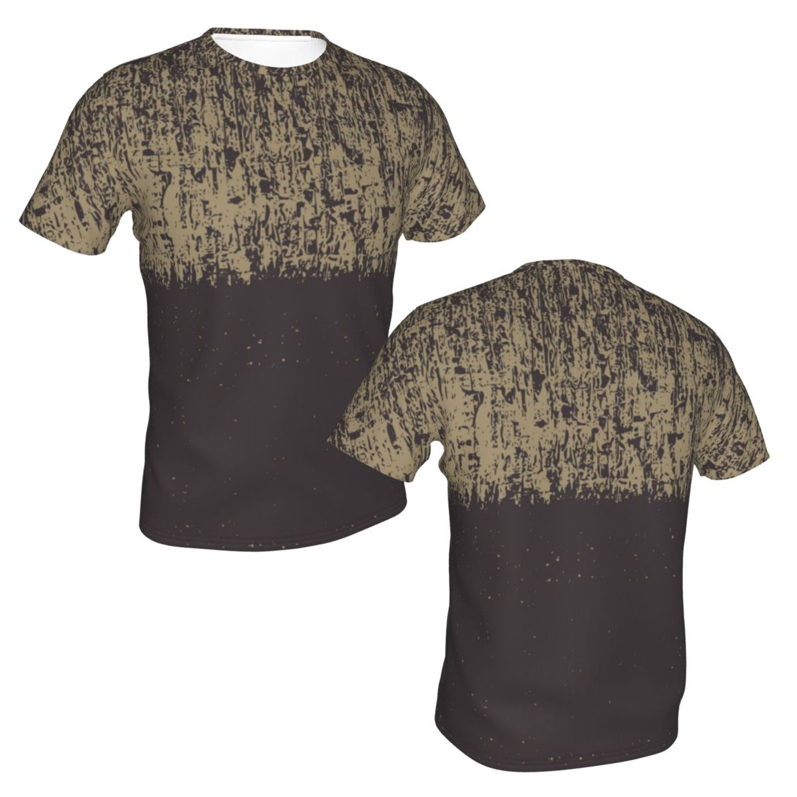 Zwart Goud No. 5 Schilderelementen Klassiek T-shirt