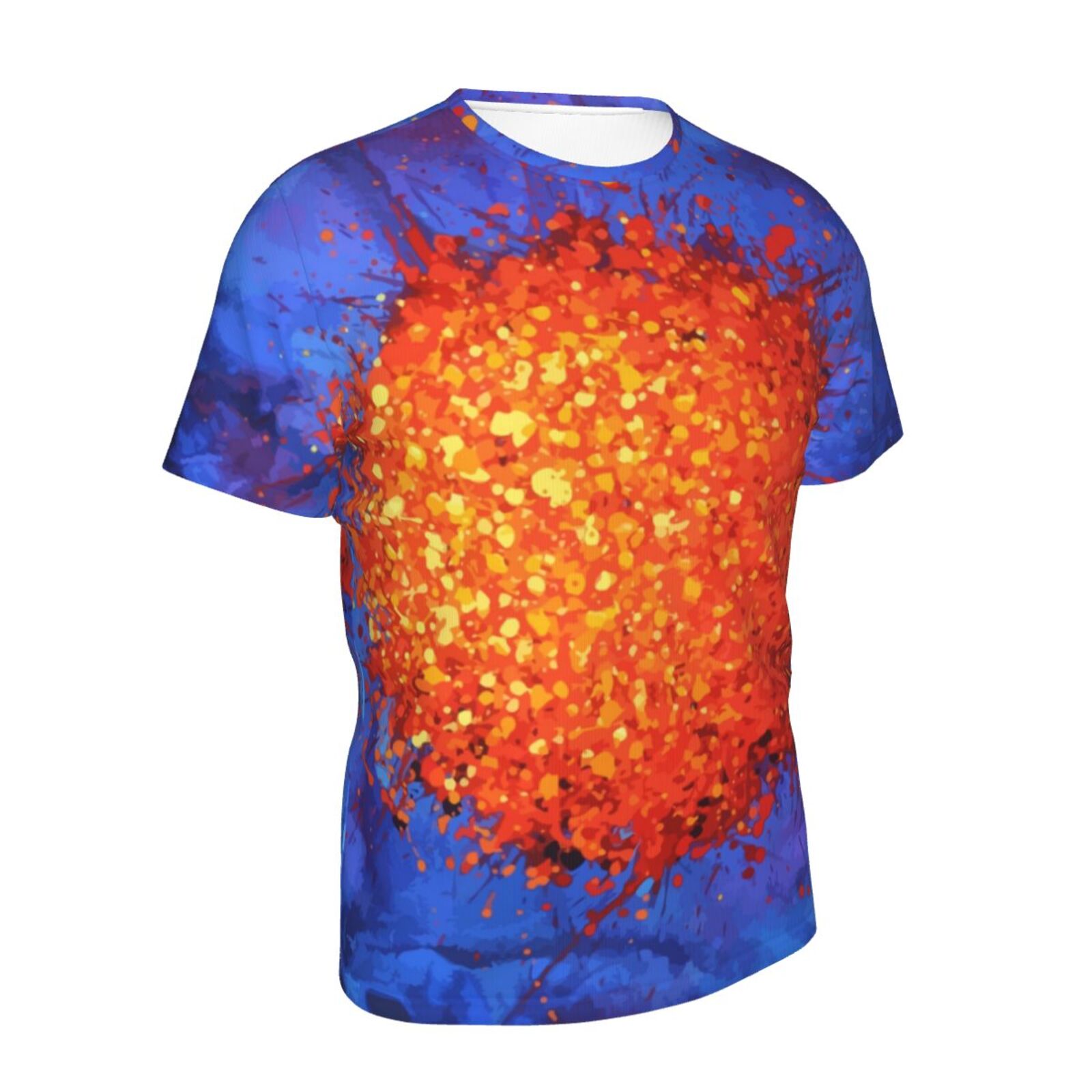 Celestial Blue Schilderen Elementen Klassiek T-shirt