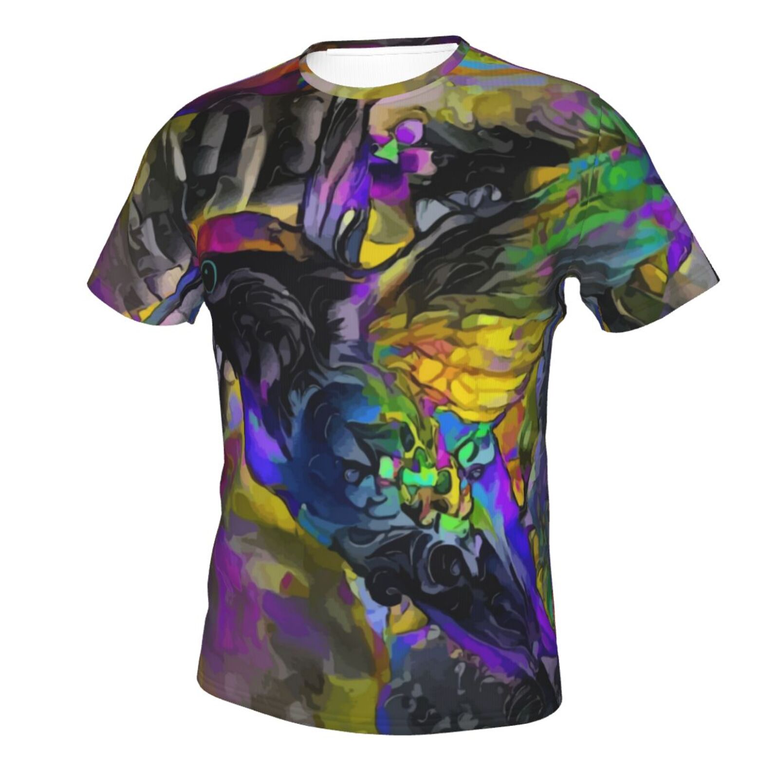 Colibri Technicolor Mix Mdeia-elementen Klassiek T-shirt