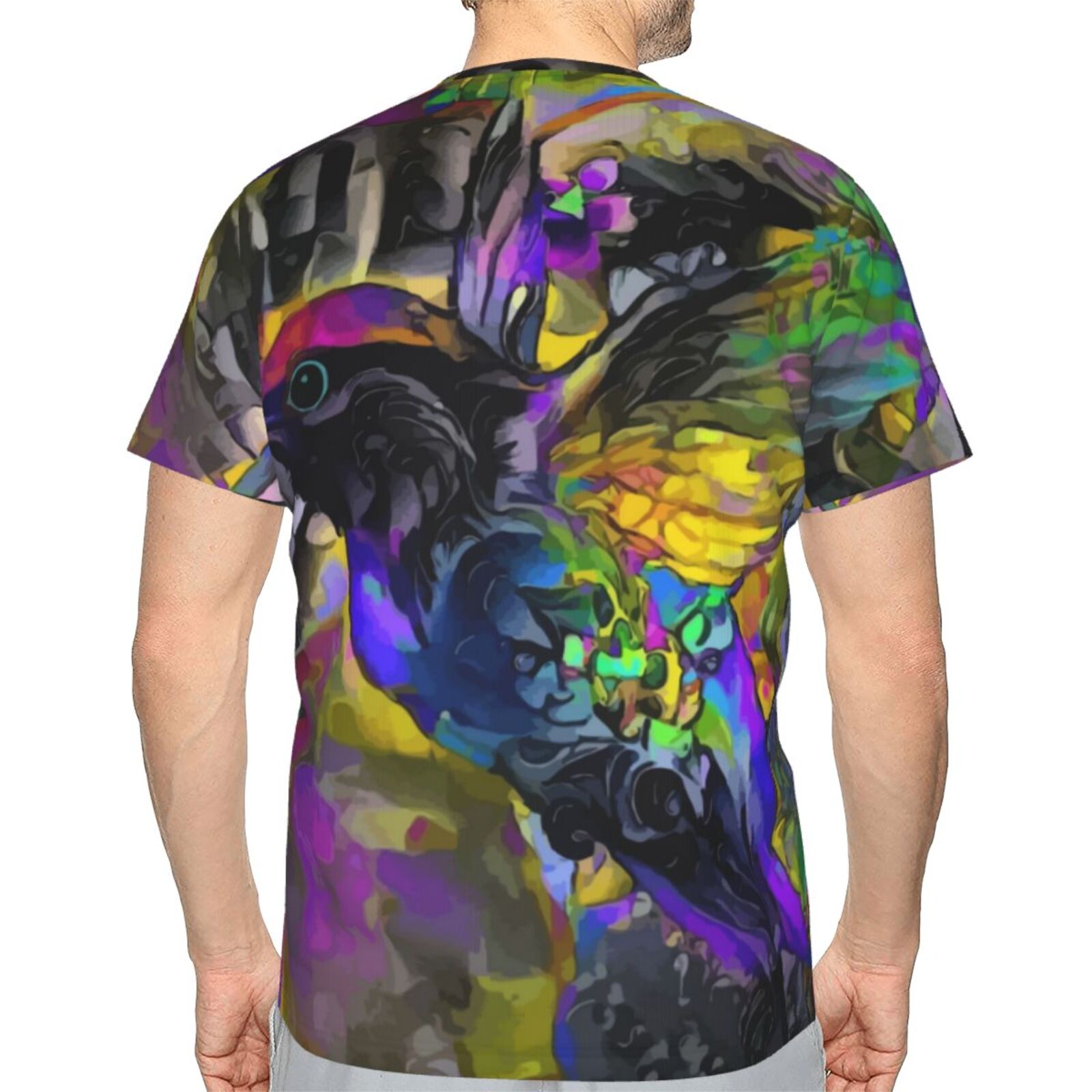 Colibri Technicolor Mix Mdeia-elementen Klassiek T-shirt