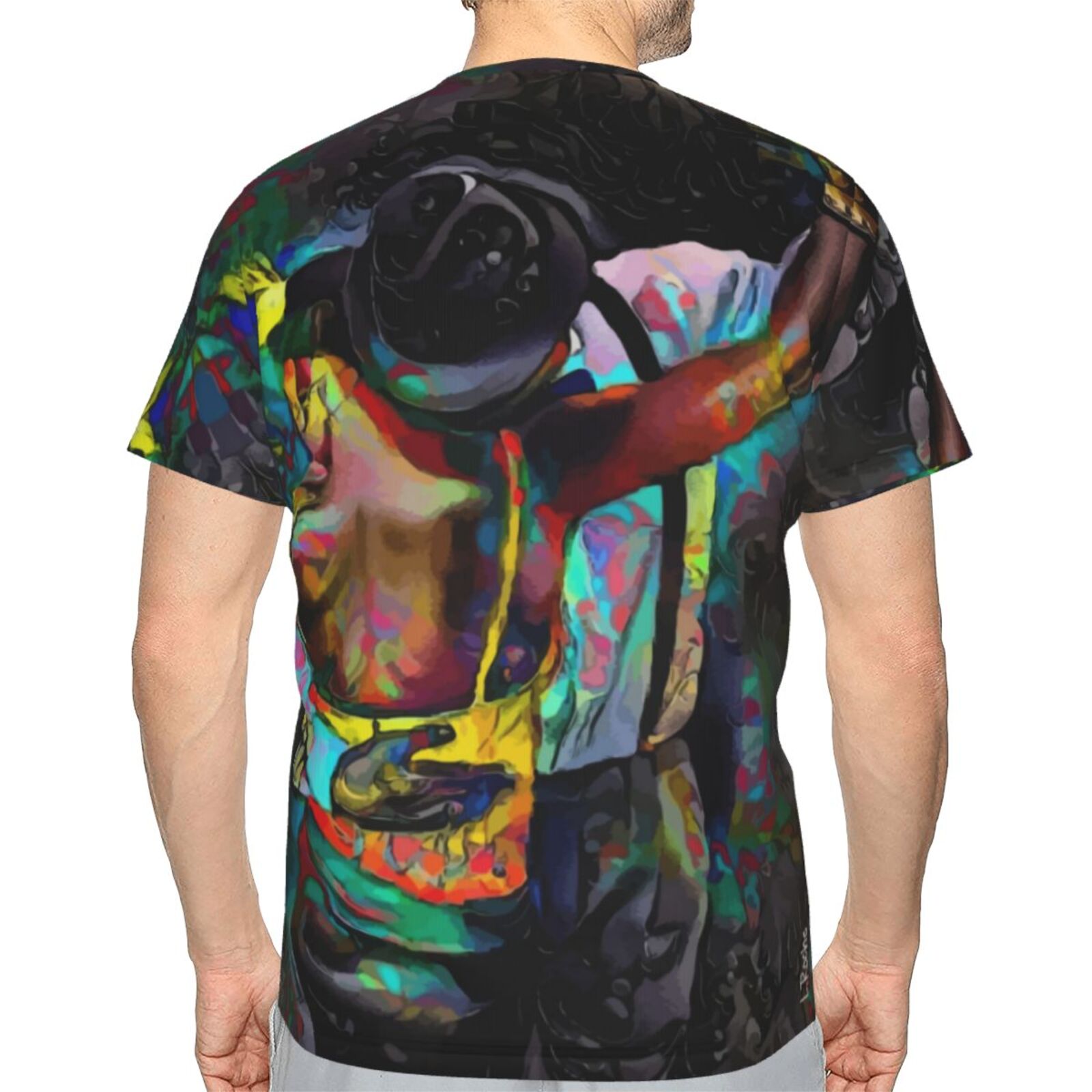 Zonnige Tango Mix Mdeia-elementen Klassiek T-shirt