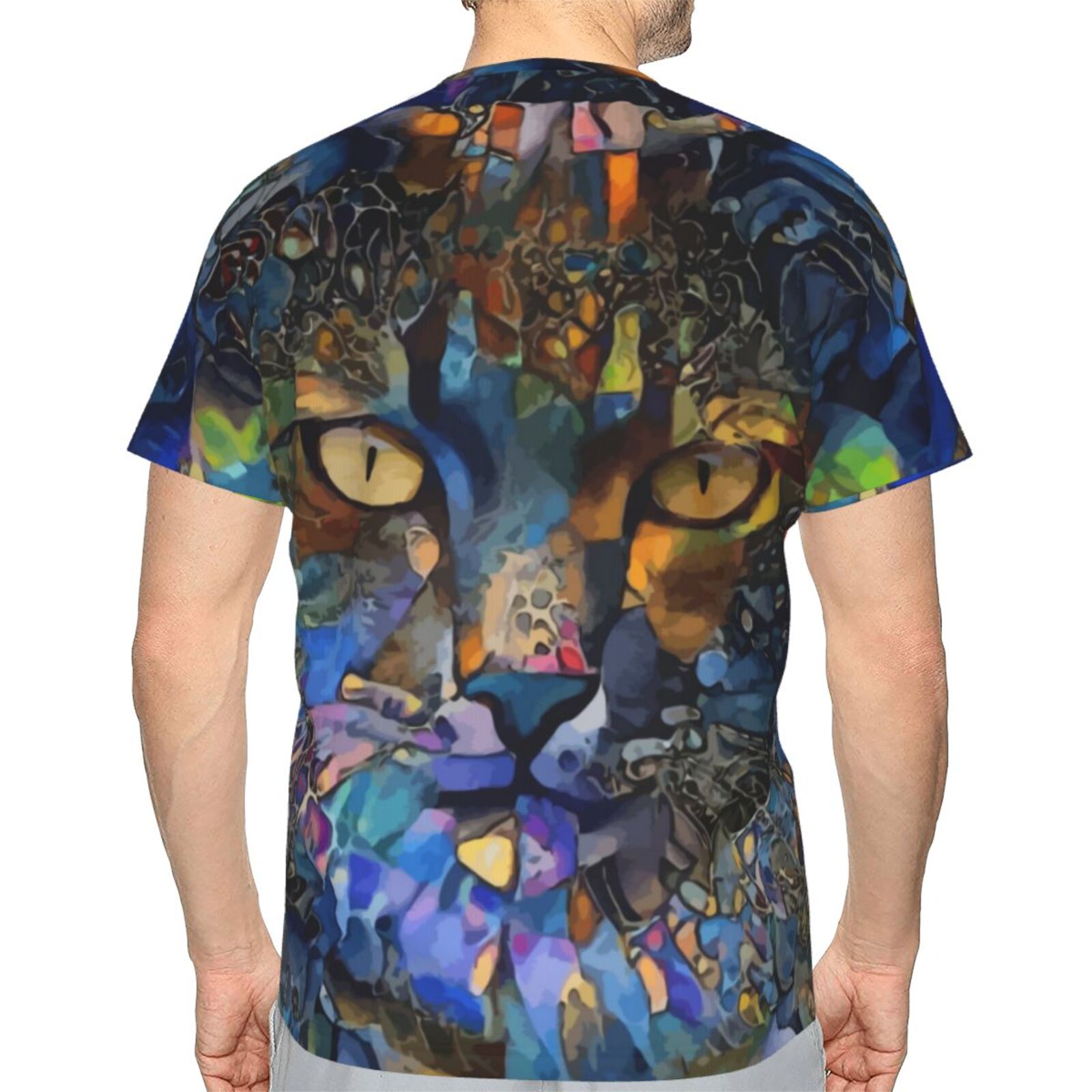 Kanda Kat Mix Mdeia-elementen Klassiek T-shirt