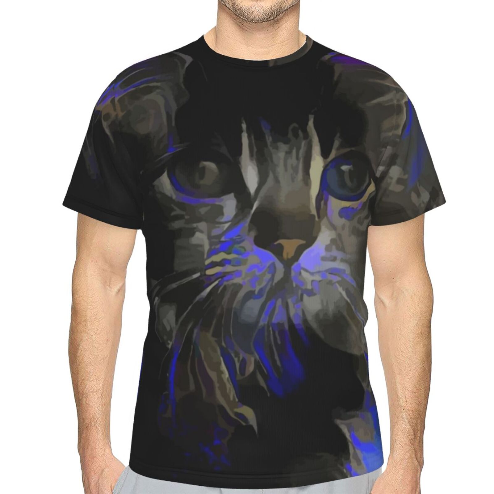 Rozane Kat Mix Mdeia-elementen Klassiek T-shirt