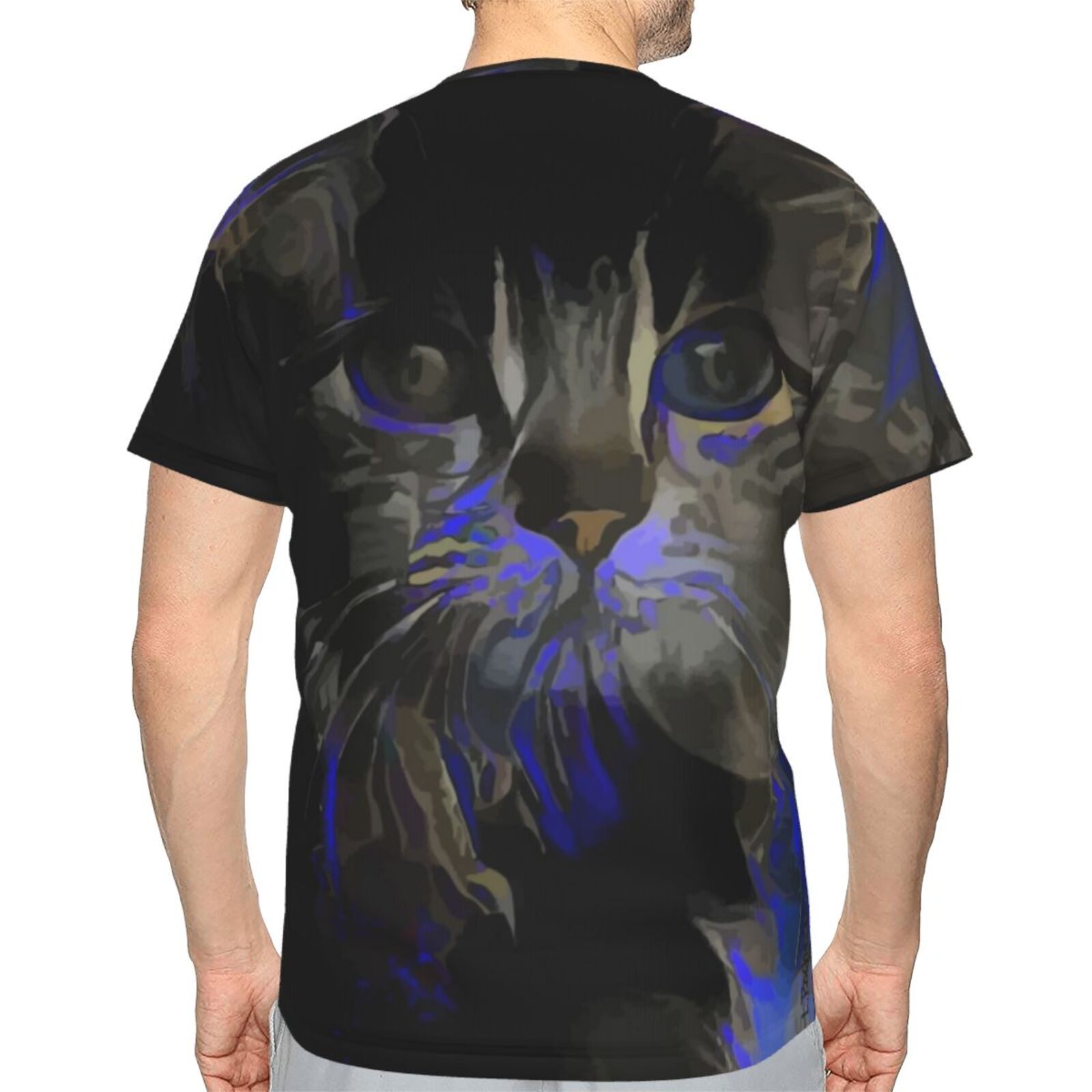 Rozane Kat Mix Mdeia-elementen Klassiek T-shirt