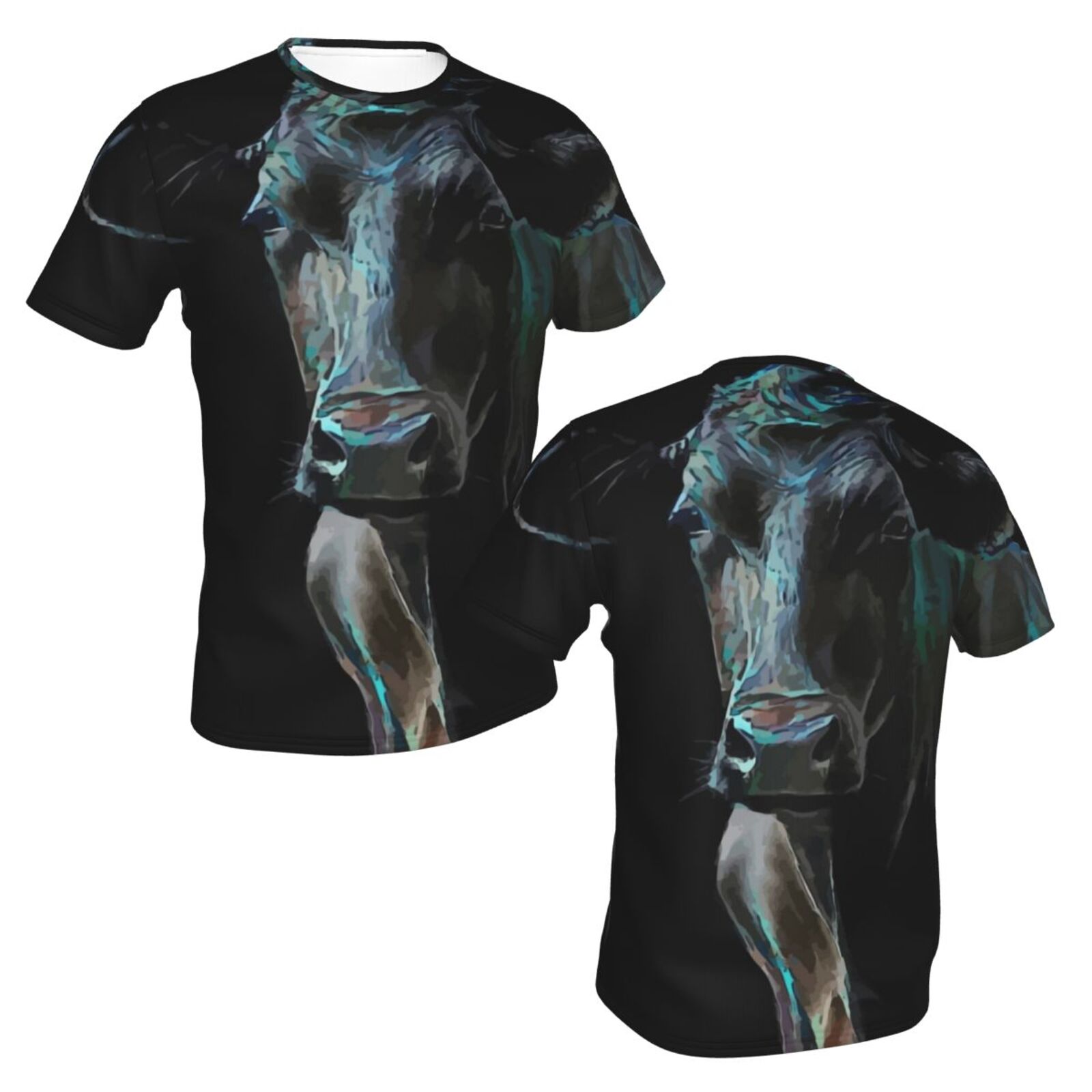 Vaca Premium Mix Mdeia-elementen Klassiek T-shirt