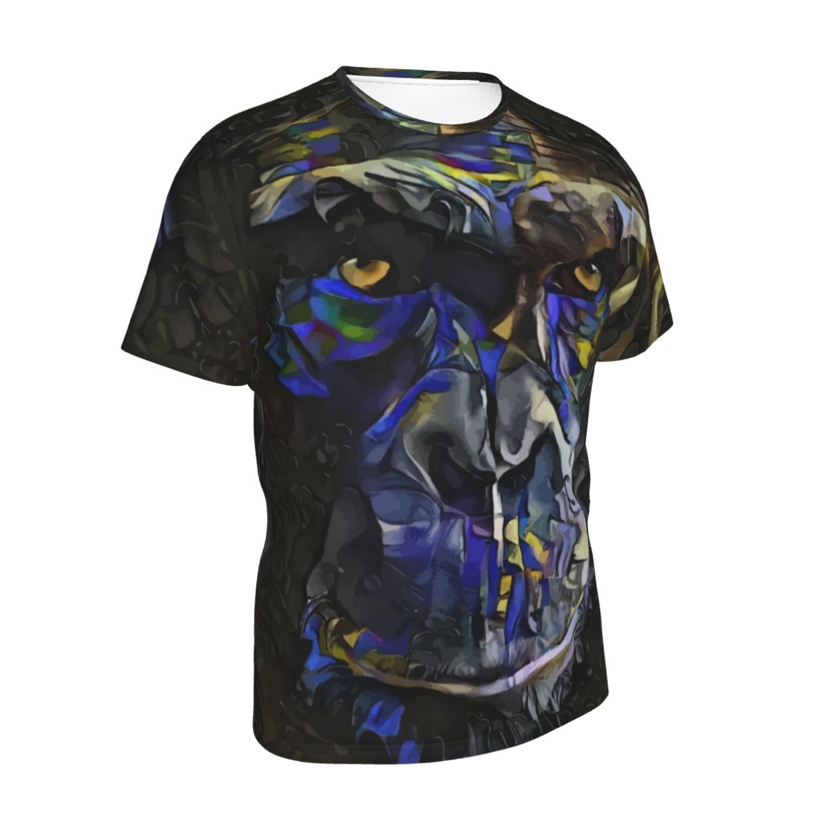 Malcom Blue Monkey Mix Mdeia-elementen Klassiek T-shirt