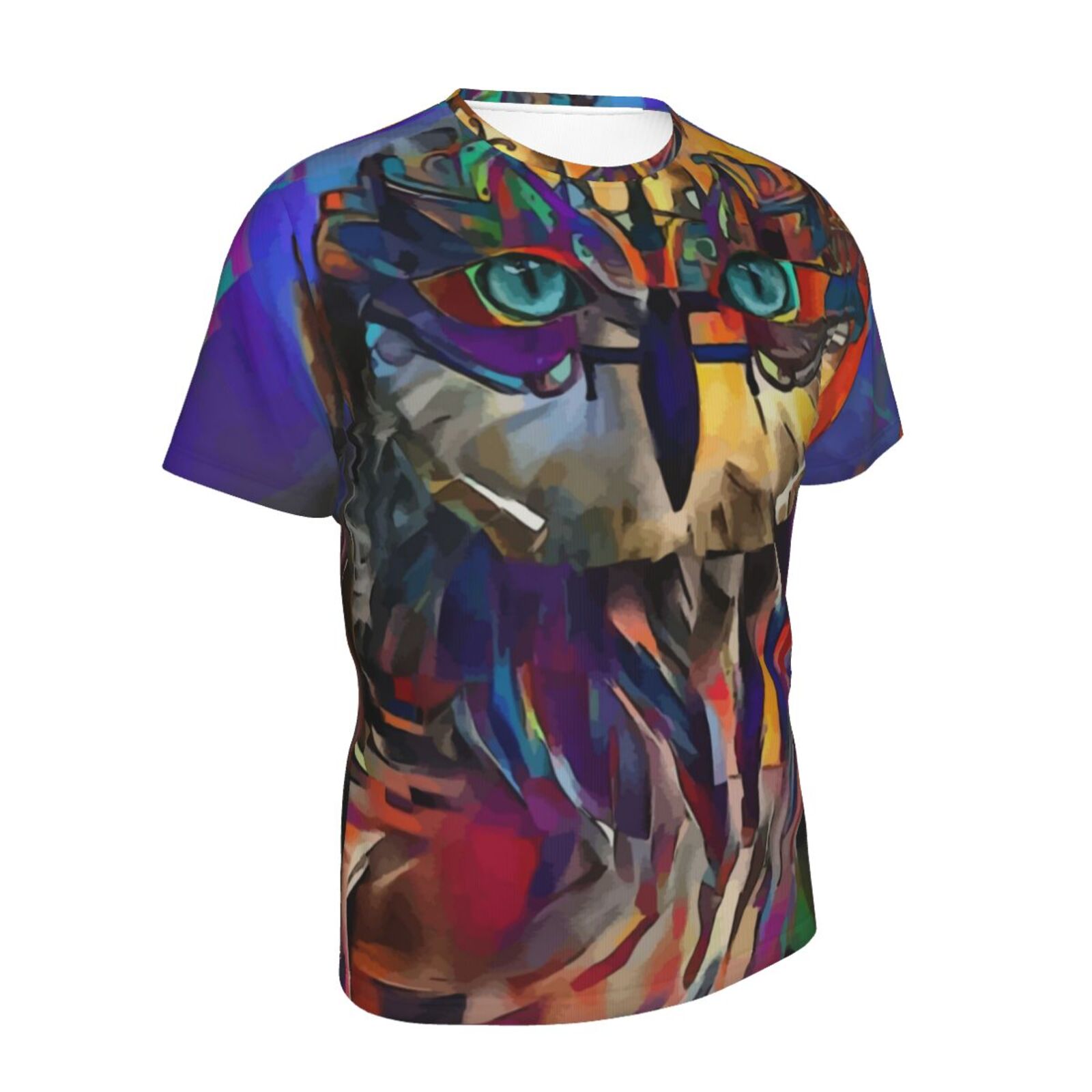 Chaman Owl Mix Mdeia-elementen Klassiek T-shirt