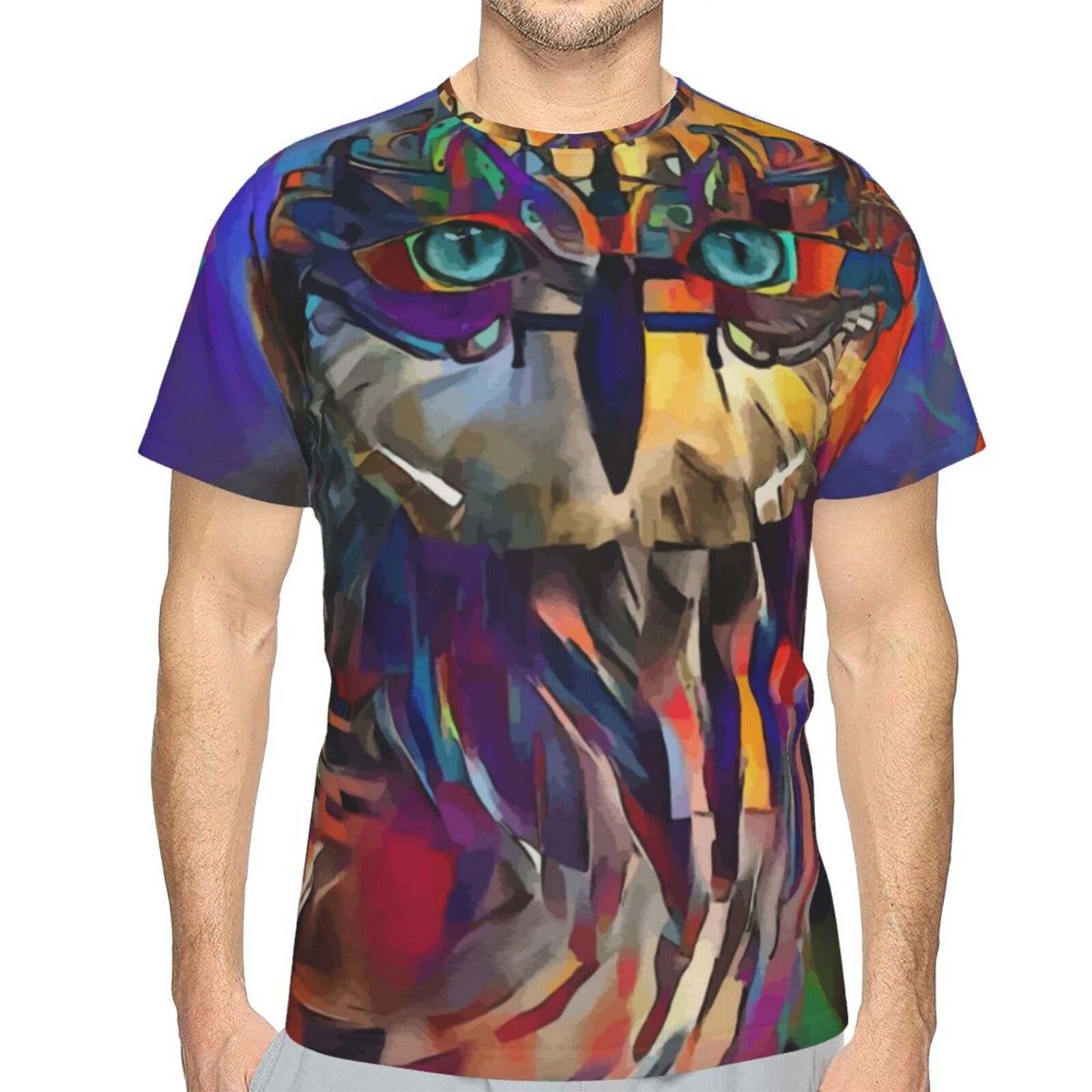 Chaman Owl Mix Mdeia-elementen Klassiek T-shirt