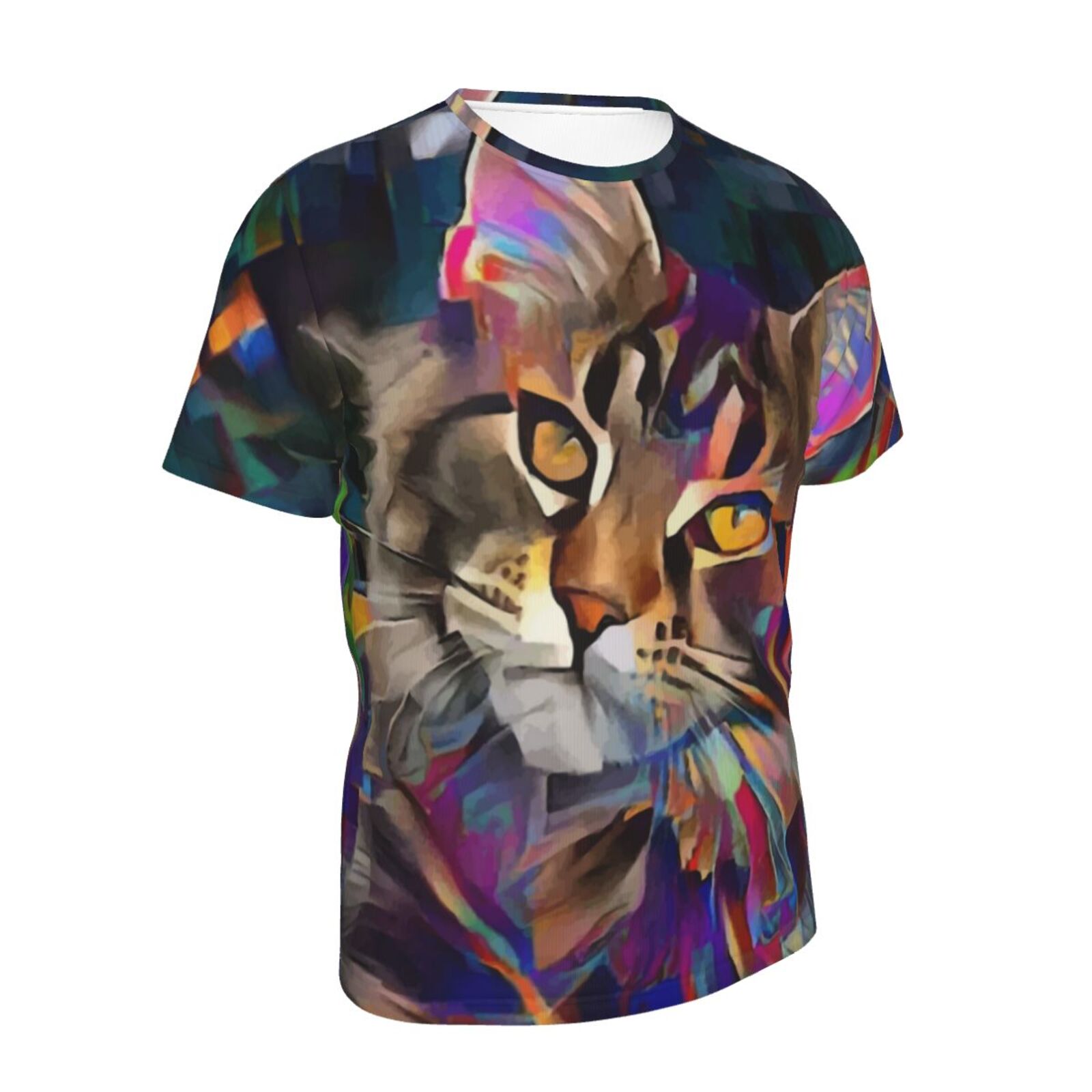 Lazzy Kat Mix Mdeia-elementen Klassiek T-shirt