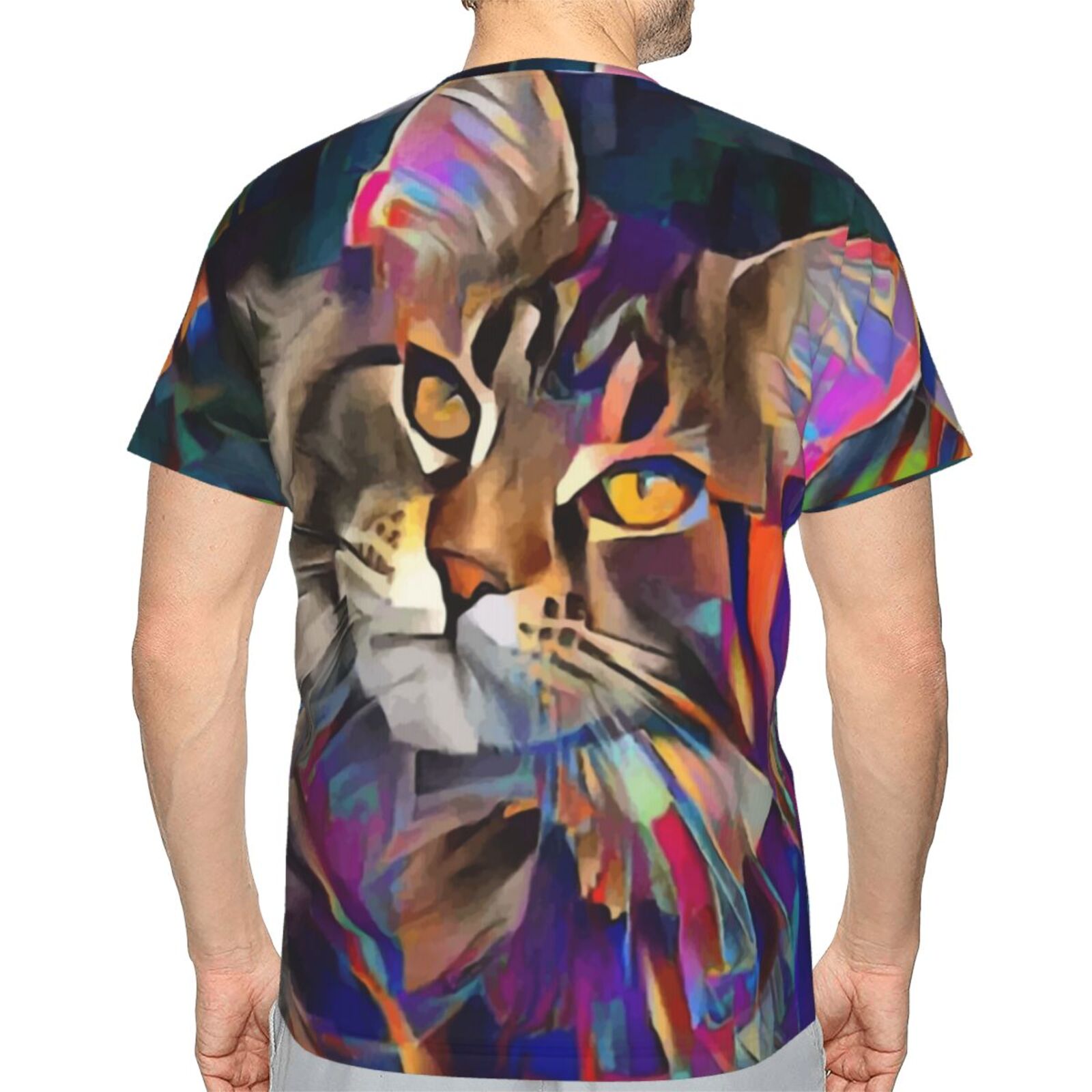 Lazzy Kat Mix Mdeia-elementen Klassiek T-shirt