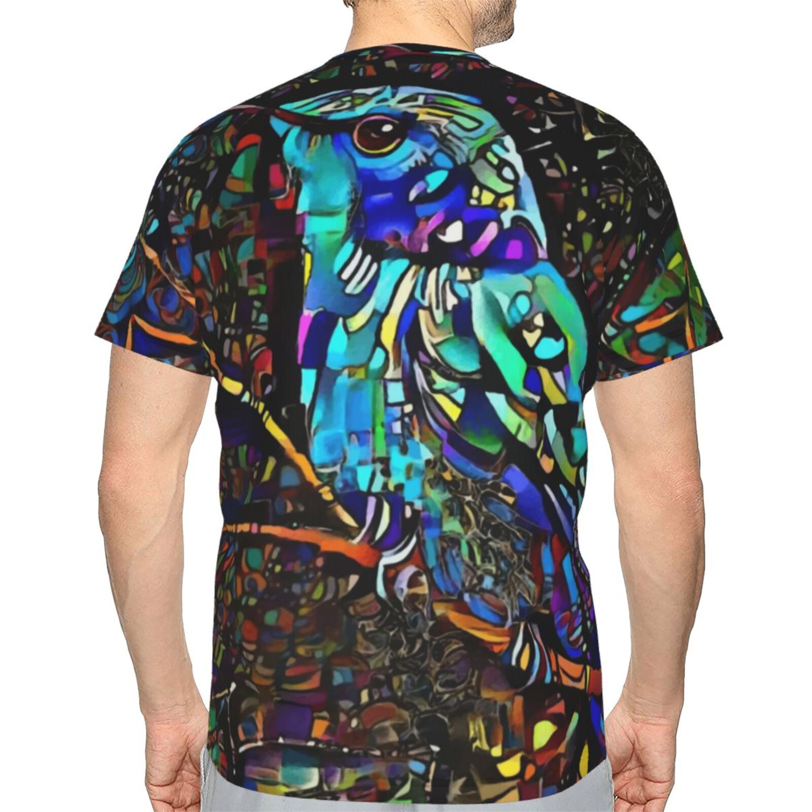 Petit-coli Bird Mix Mdeia-elementen Klassiek T-shirt