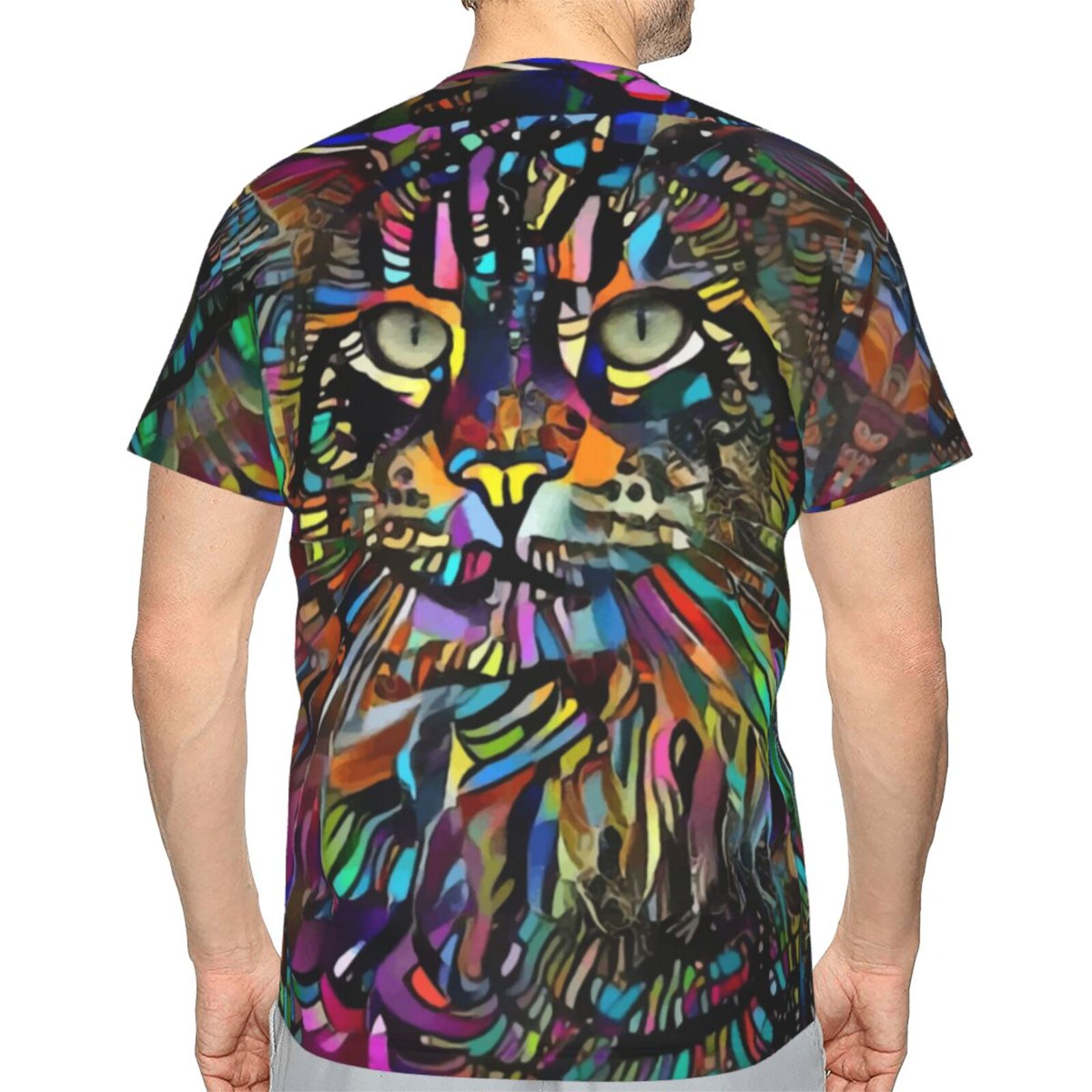 Mangooz Kat Mix Mdeia-elementen Klassiek T-shirt