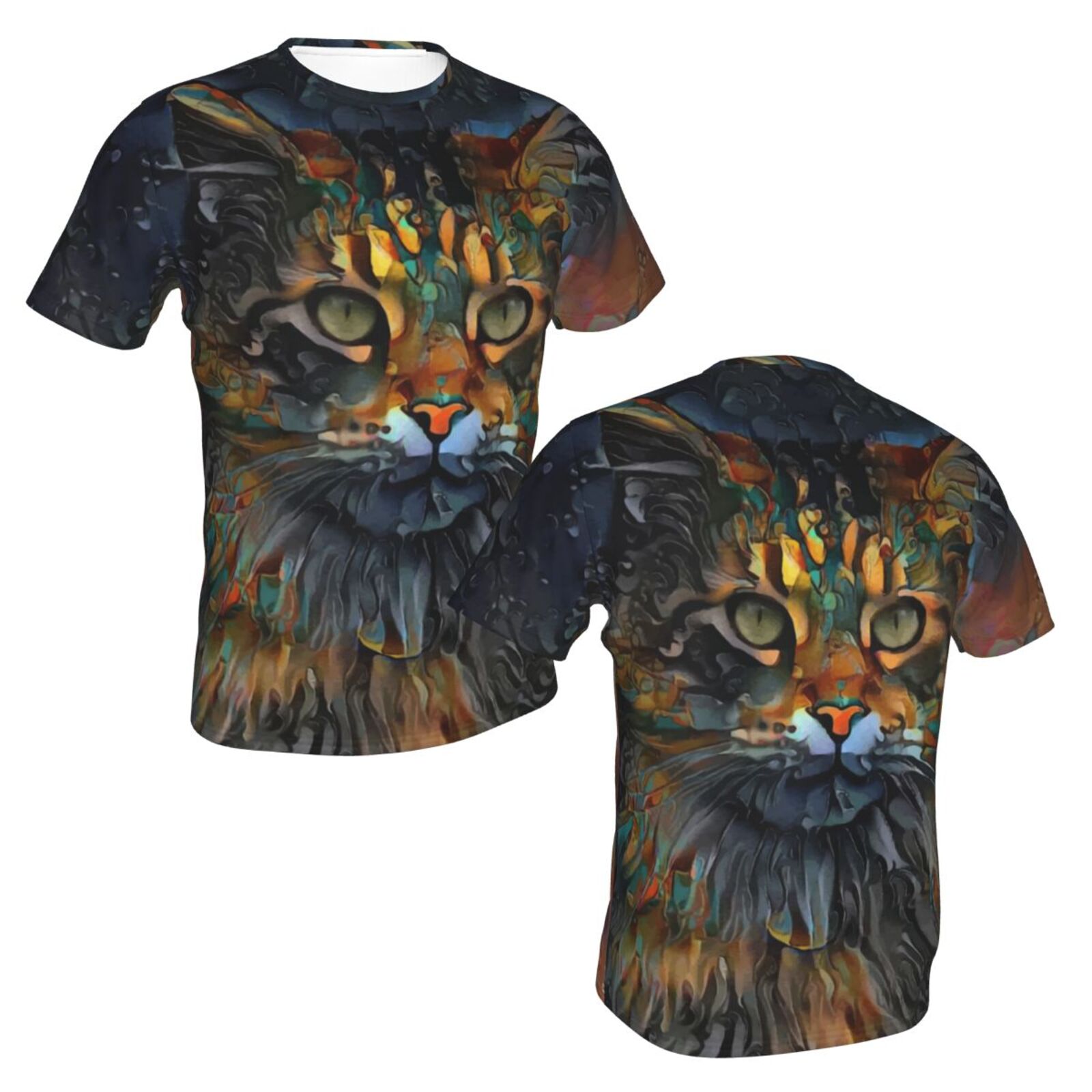 Samson Jr. Kat Mix Mdeia-elementen Klassiek T-shirt