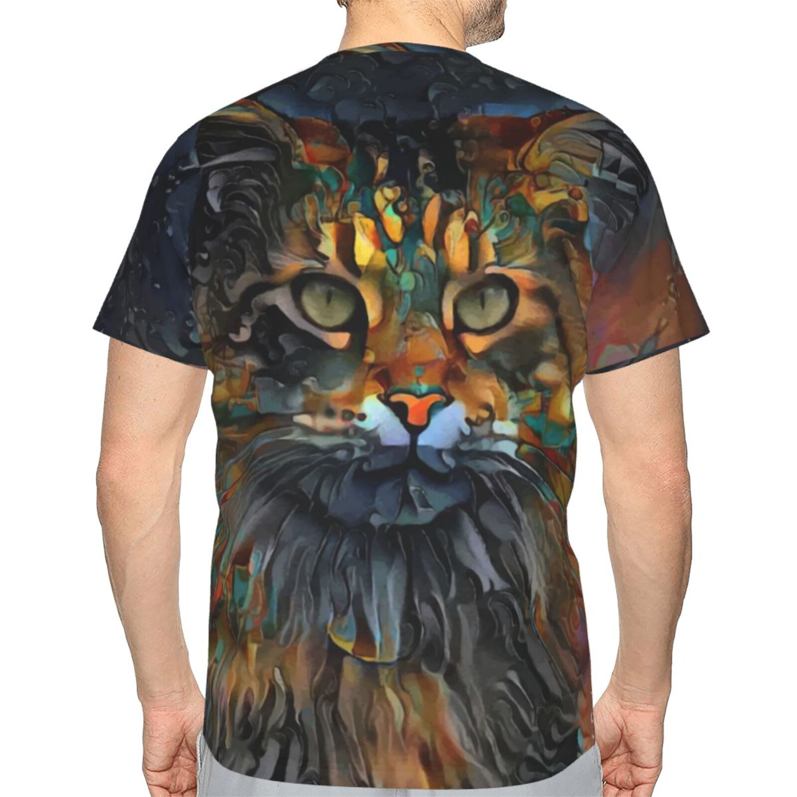 Samson Jr. Kat Mix Mdeia-elementen Klassiek T-shirt